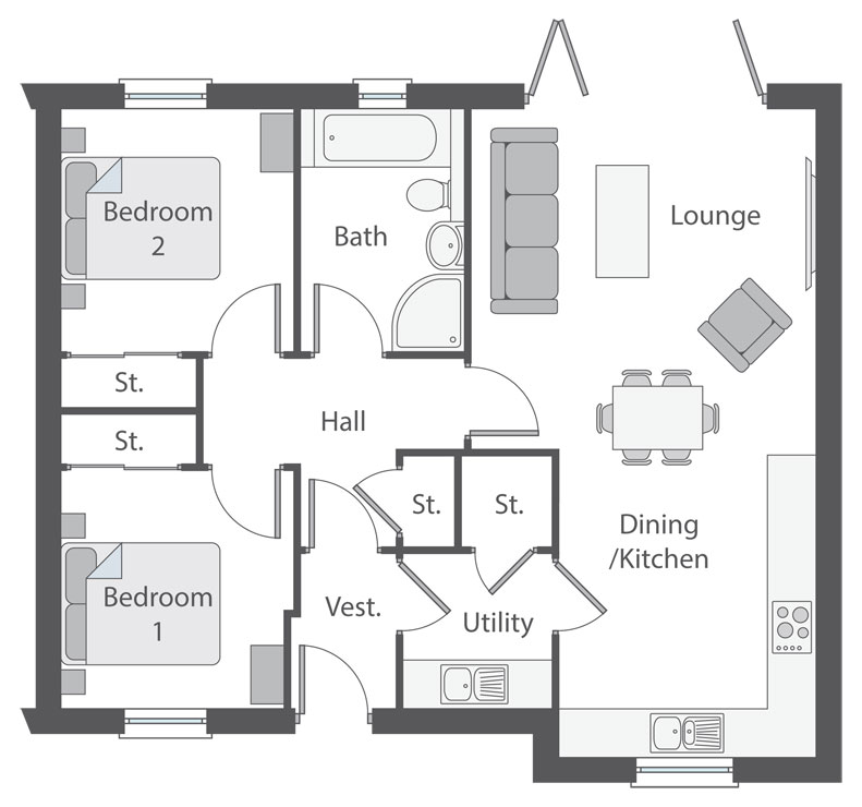 Jonathan Castle Gait, East Wemyss, Fife Easy Living Homes.