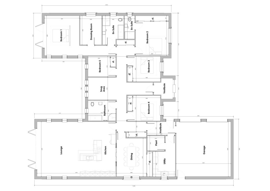 Ross Double Garage - Ground Floor