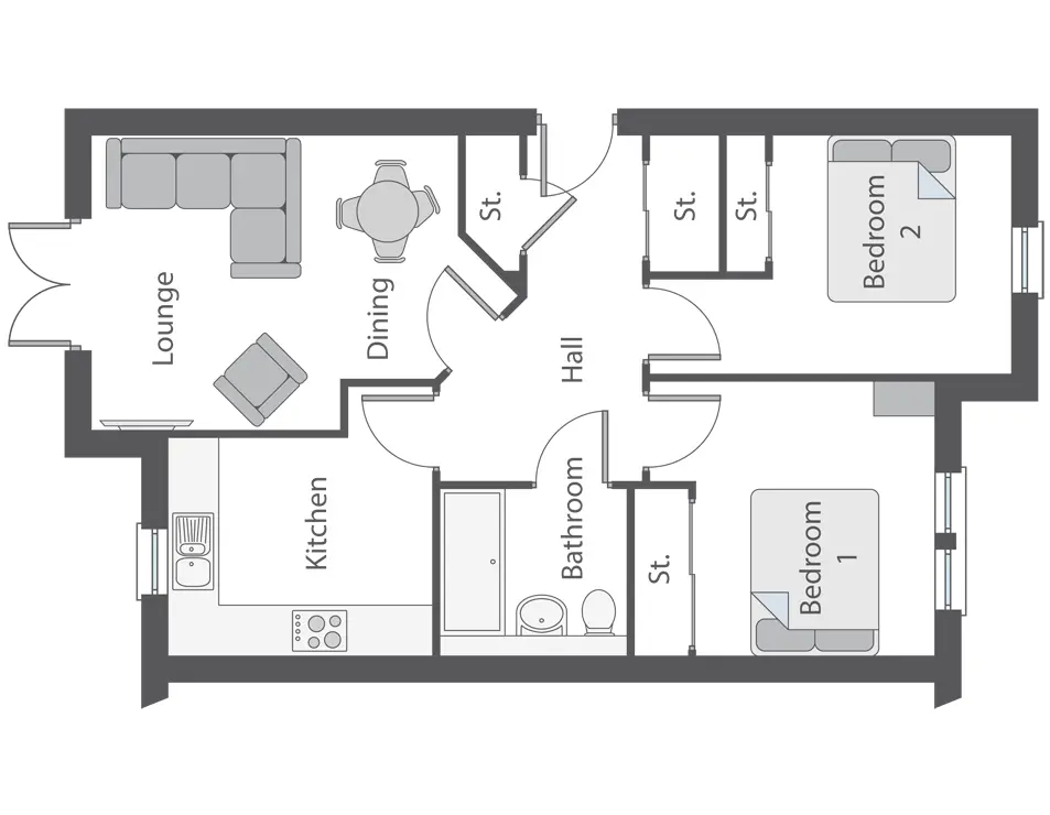 Nina - Floor Plan