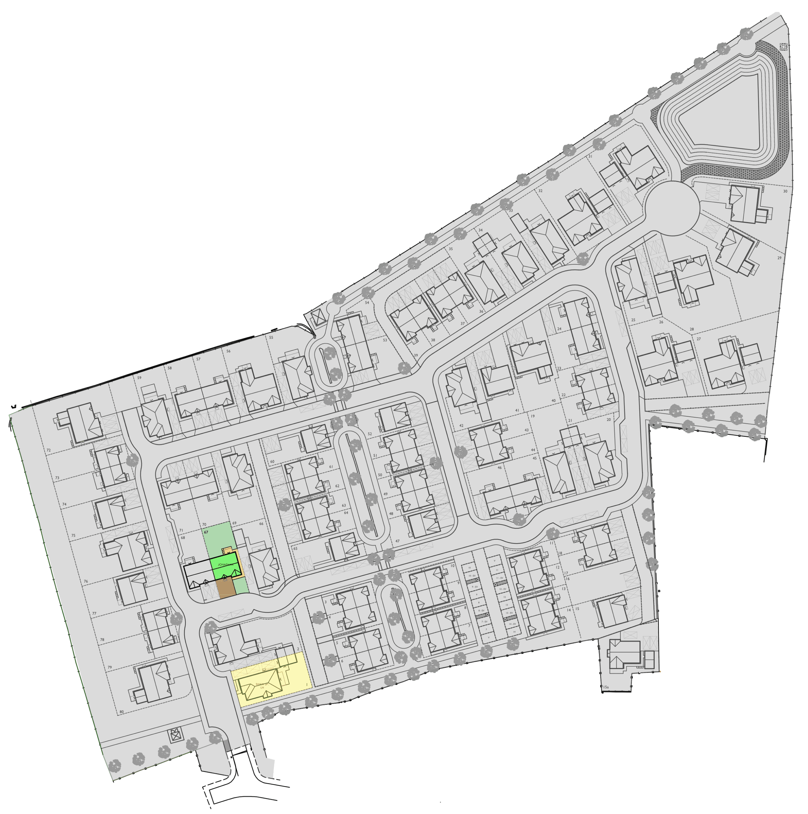 Kings Meadow site plan